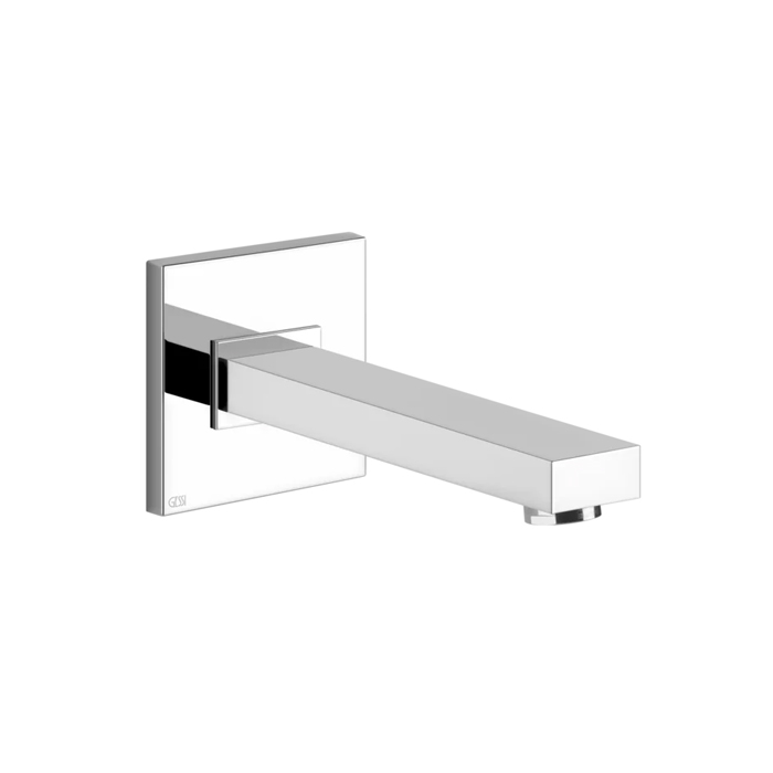 Настенный излив для ванны Gessi Rettangolo, для монтажа с удаленным управлением (не входит в комплект), индивидуальная длина, цвет: хром