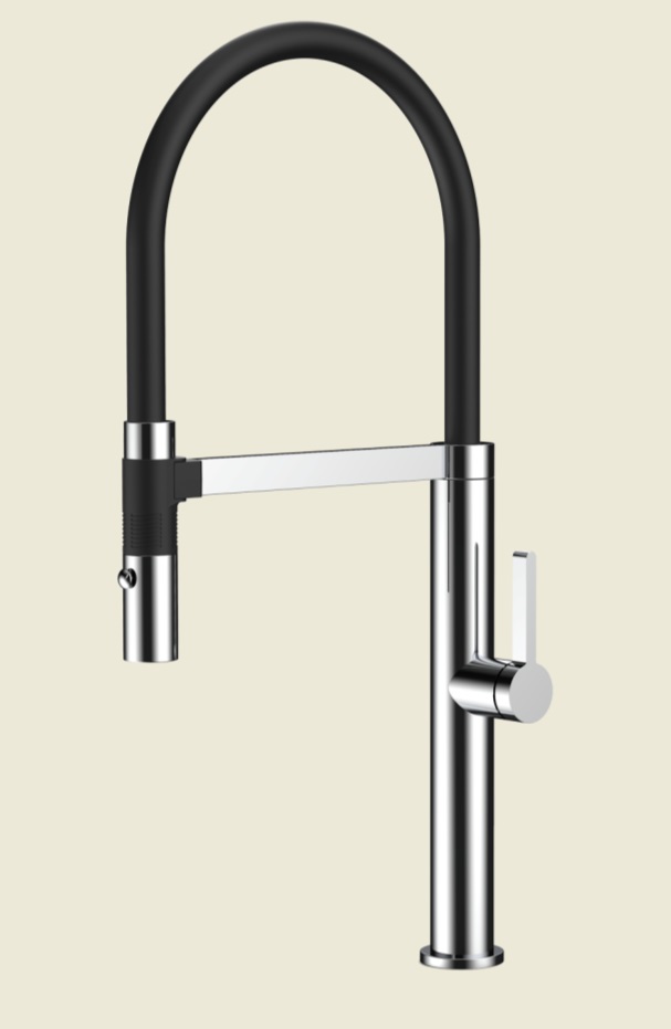 Смеситель для кухни AQUAme Cucina, с гибким изливом, хром — AQM9904CR
