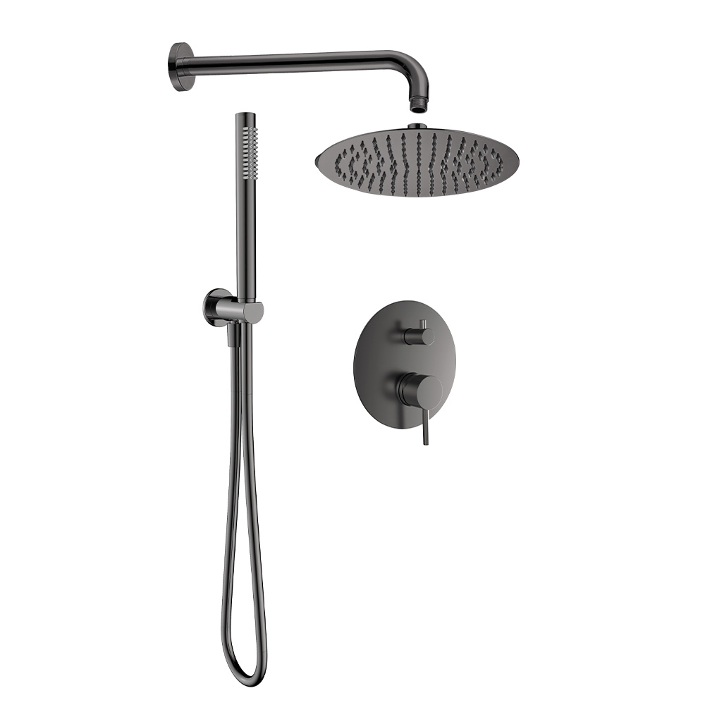 Душевой комплект AQUAme, со смесителем, металл — AQM8404GM