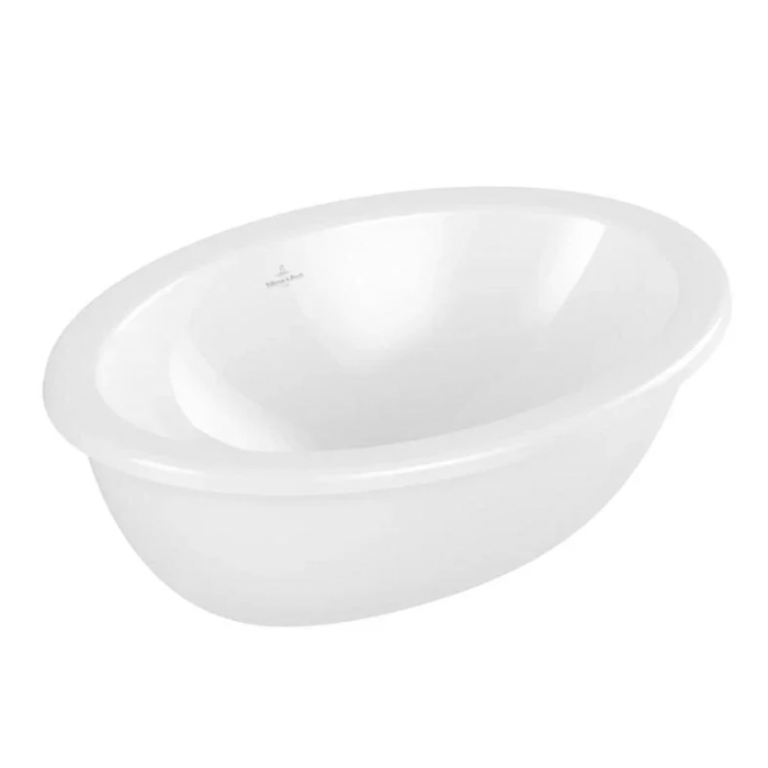 Villeroy&Boch Loop&Friends Раковина 48.5х32.5х21.5см, встраиваемая снизу, без отв., с переливом, цвет: альпийский белый