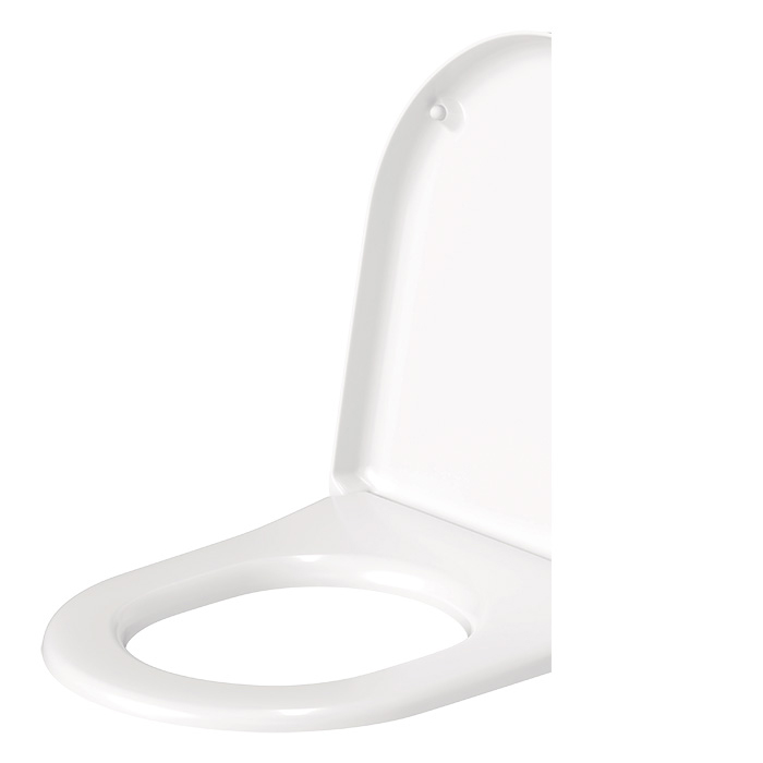 Duravit Starck 3 Сиденье с крышкой, цвет: белый/нержавеющая сталь