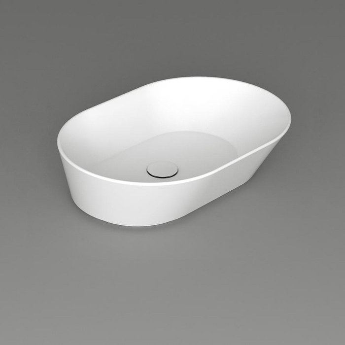 Раковина-чаша Simas Wave 62х42х16.5 см, без отв., цвет: белый