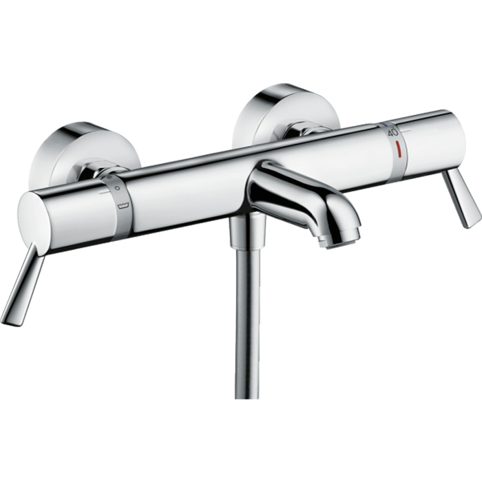 Смеситель для ванны Hansgrohe Ecostat Comfort, термостатический, 2 источника, цвет: хром