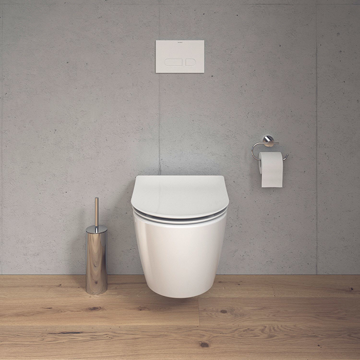 Duravit Soleil by Starck Унитаз 37х48см, подвесной, безободковый, Weiß Hochglanz, HyG, цвет: белый