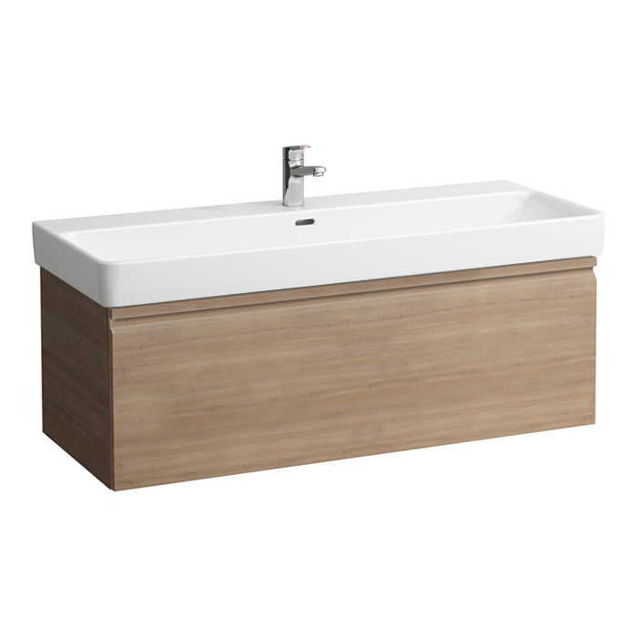 Laufen Pro S Тумба с раковиной 116x45x39.5см, подвесная, 1 внутренний ящик, цвет: светлый дуб