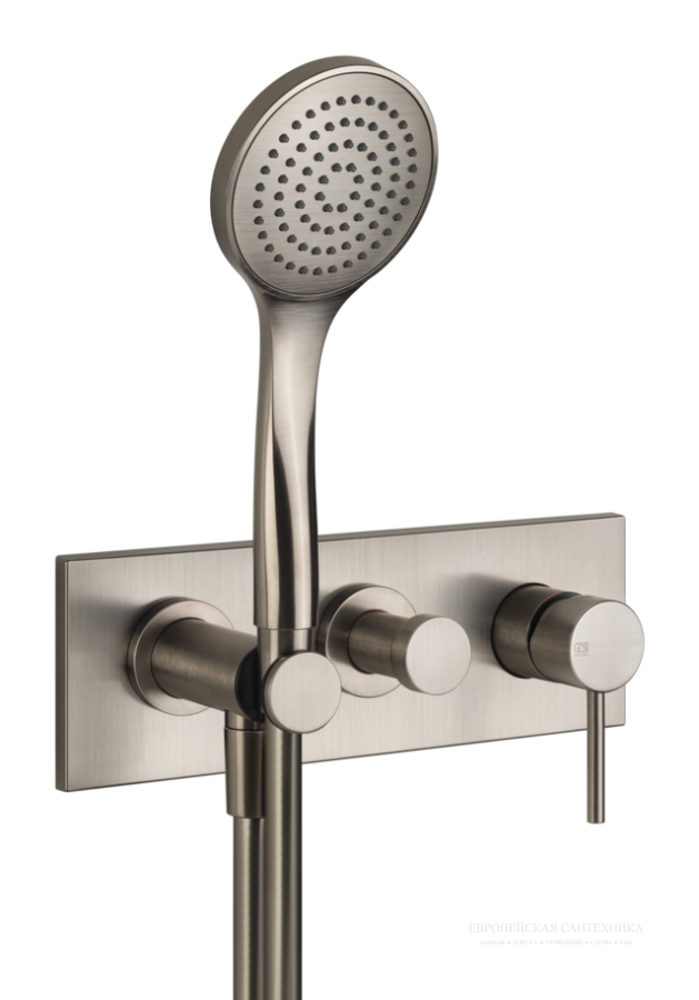 Скрытая часть Gessi для встраиваемого смесителя на 2 выхода, цвет: хром