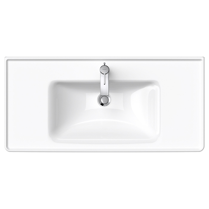 Duravit D-Neo Раковина 100.5х48см, накладная, с переливом, 1 отв., цвет: белый