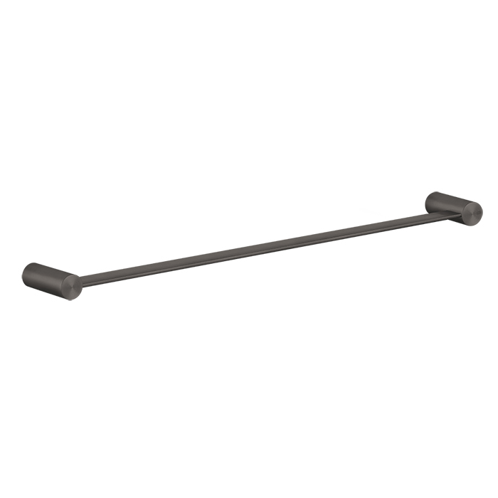 Полотенцедержатель Gessi 316, 60 см, подвесной, цвет: brushed black metal pvd