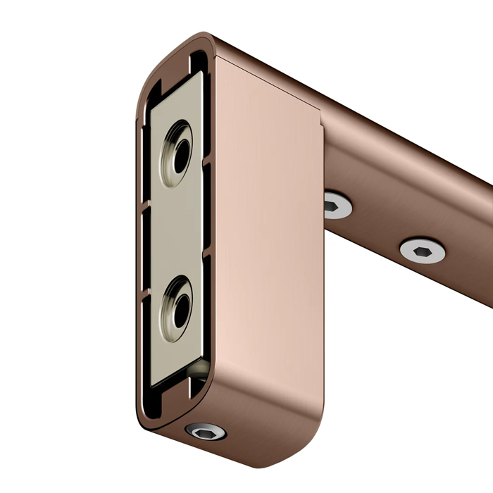 Полотенцедержатель Keuco Edition 400, подвесной, цвет: brushed red gold