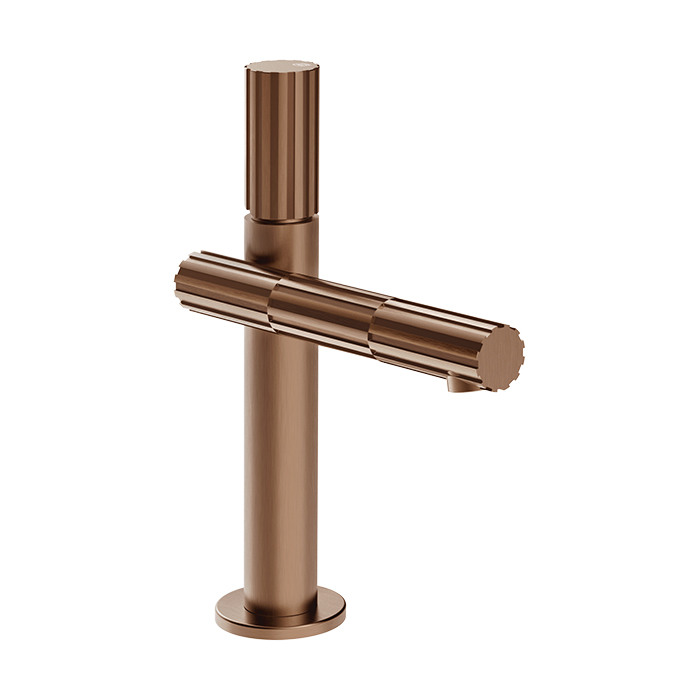 Смеситель для раковины Gessi Incastri, 1 отв., цвет: Copper Br. PVD