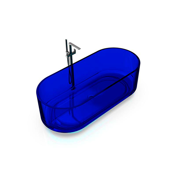 Knief Ellipse shape Ванна отдельностоящая 170x75x56см, из полимерного материала, цвет: Marine blue # XXX