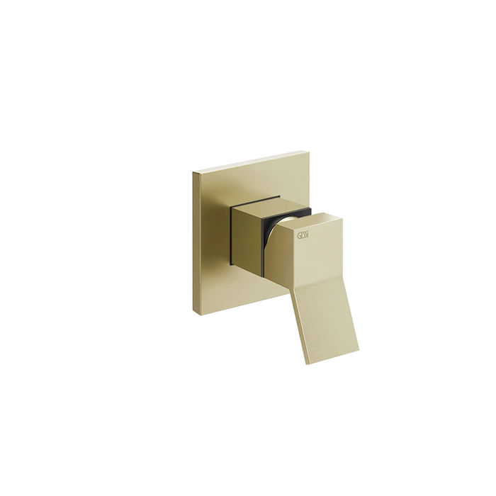 Смеситель для душа Gessi RETTANGOLO K, встраиваемый, цвет: Brushed Brass PVD