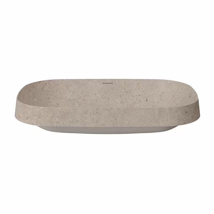 Kerama Marazzi Magica Раковина встраиваемая сверху, 65.5х42см., без отв., цвет:  бежевый камень