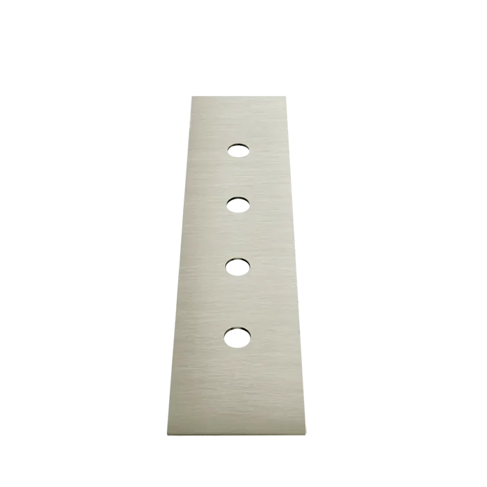 Пластина Gessi Rettangolo на 4 отверстия для монтажного бокса, цвет Finox Brushed Nickel