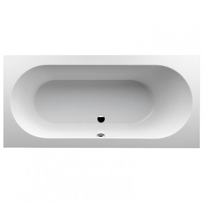Villeroy&Boch Oberon Ванна 190х90х48см, встраиваемая, слив, ножки, Quaryl, цвет: альпийский белый
