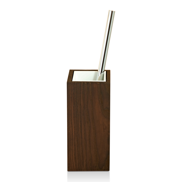 Туалетный ершик Decor Walther Wood SBG, напольный, цвет: темный ясень