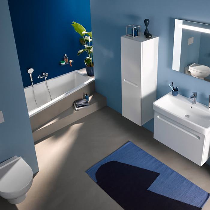Duravit No.1 Ванна 170х100см, встраиваемая, вариант левый, цвет: белый