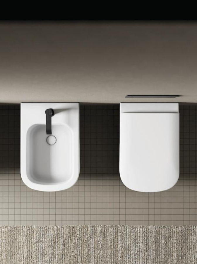 Сиденье для унитаза NIC Design Semplice, с крышкой, c плавным закрыванием Soft Close, цвет: Antracite матовый