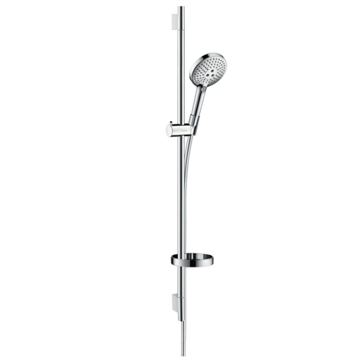 Hansgrohe Raindance Select S Душевой набор: штанга 90см, ручной душ 120, 3jet (Rain, RainAir, WhirlAir), мыльница, шланг, цвет: хром