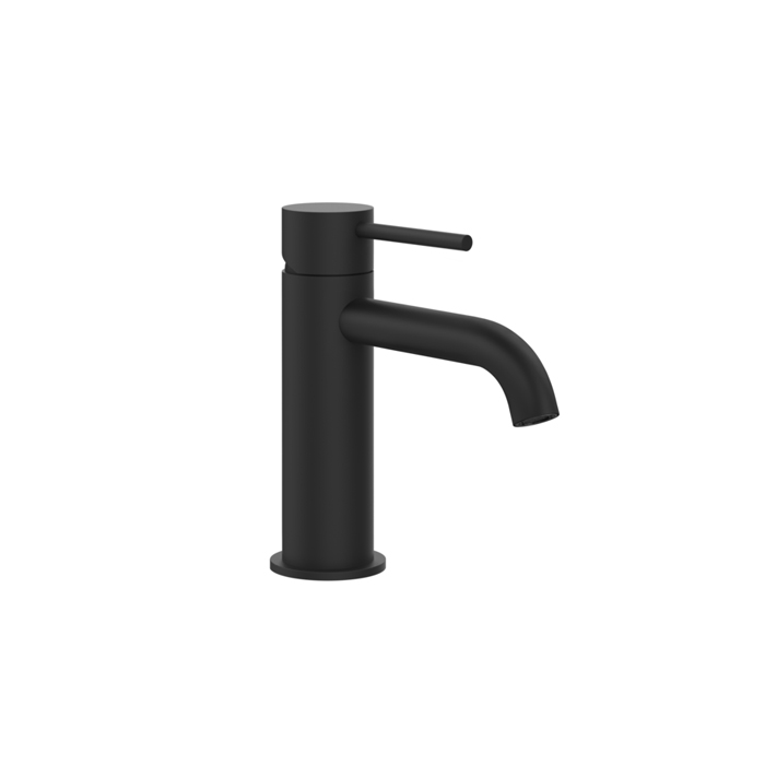 Смеситель для раковины Gessi 316, на 1 отв., без донного клапана, излив 15.6см, h=20см, цвет: Black XL