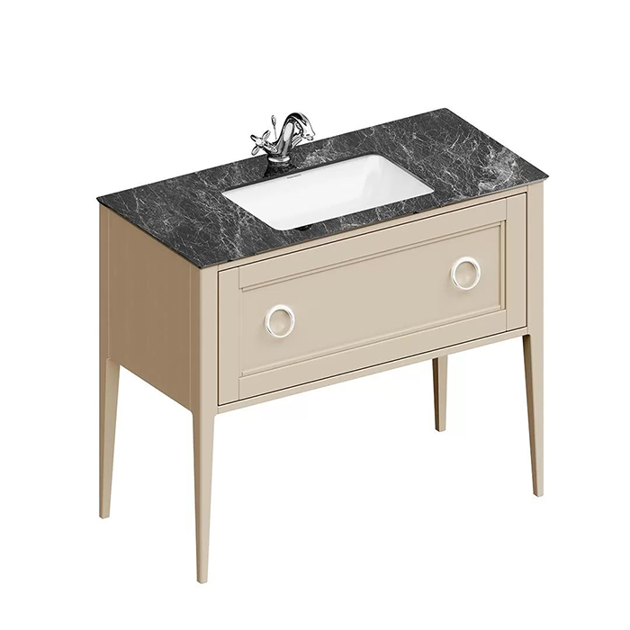 Тумба напольная Kerama Marazzi Plaza Classic 100см, 1 ящик, цвет: капучино матовый