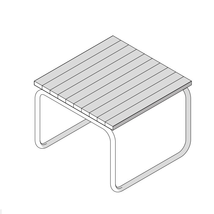 Effegibi Скамейка для ног для хаммам 45x45x35см, цвет: тиковое дерево