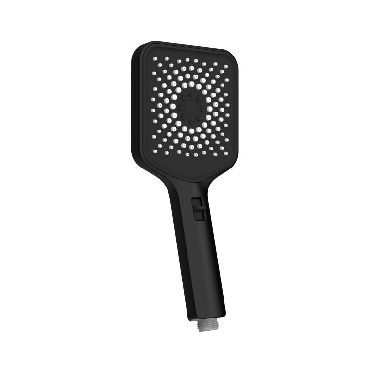Душевая лейка AQUAme, 120х120 мм, 3 режима, Черный — AQM8502B