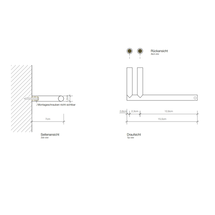 Decor Walther Mikado TPH1 Держатель туалетной бумаги, подвесной, цвет: хром