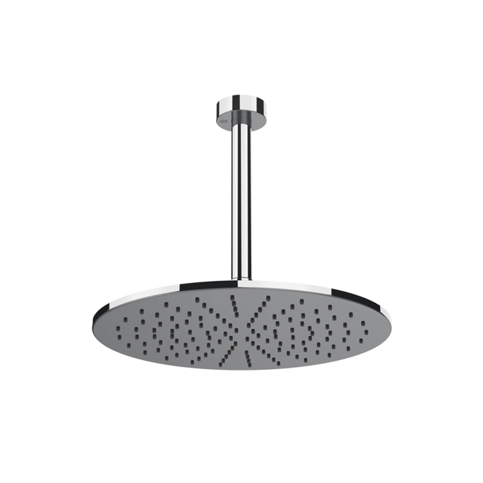 Верхний душ Gessi Emporio shower Ø30см, потолочный, поворотная с шарниром, с защитой от известкового налёта, цвет: хром