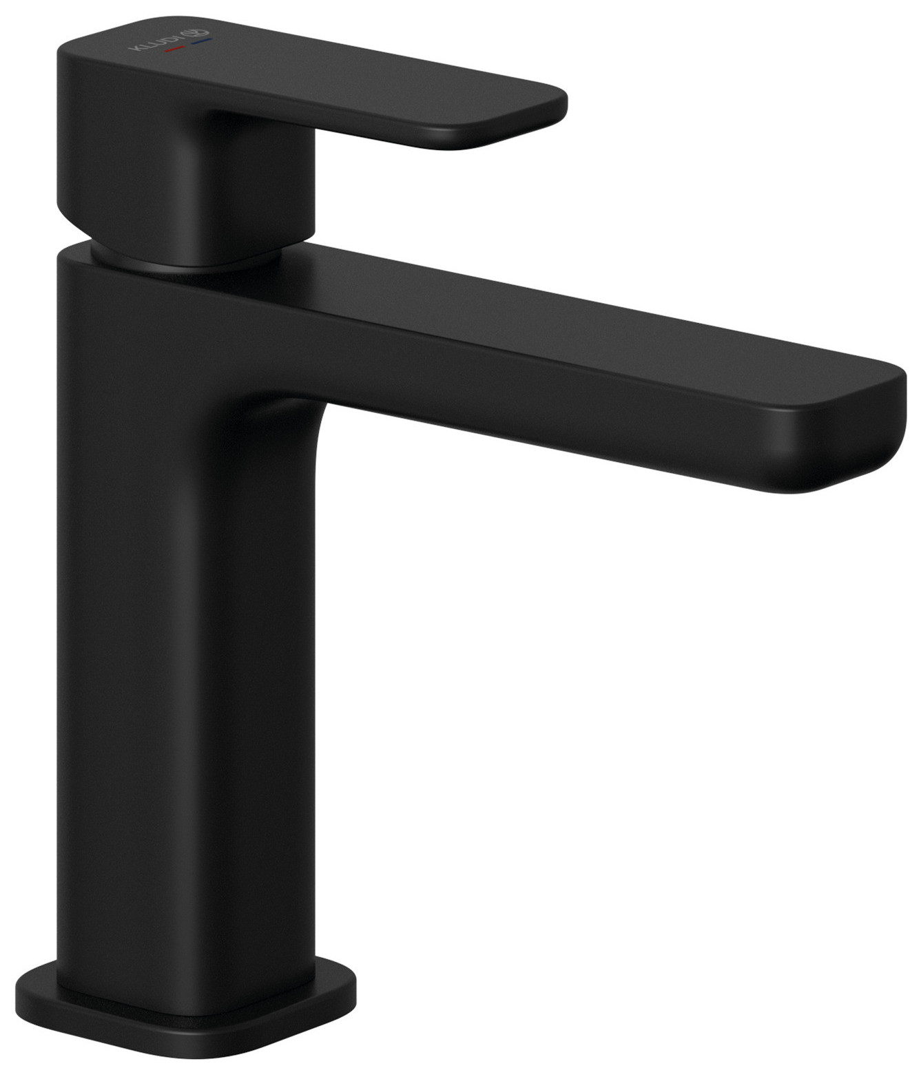 Смеситель для раковины Kludi Renon, 110 мм, PushOpen, 5 л/мин, черный мат — 422883975