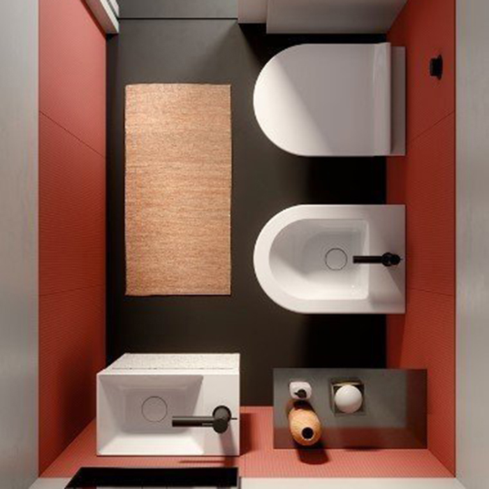 GSI Kube X Унитаз подвесной 50x36см., с креплением, цвет: белый глянцевый