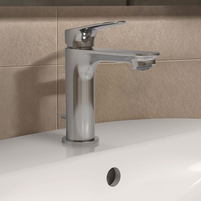 Ideal Standard Ceralife O Смеситель для раковины H10см., на 1 отв., с донным клапаном, цвет: хром