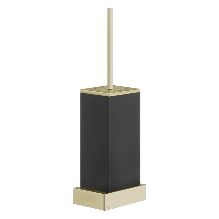 Ершик подвесной Gessi Inverso Accessories, цвет: черный/Brass Brushed PVD