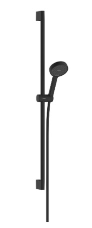 Душевой гарнитур Hansgrohe Activera Select S 95 2jet EcoSmart со штангой 90 см, матовый черный — 28046670