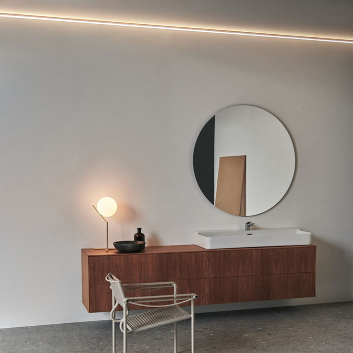 Ideal Standard Conca Круглое зеркало с диаметральной светодиодной подсветкой 120x2,6x120см
