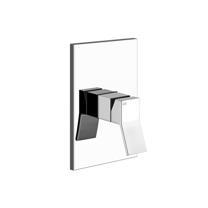 Встраиваемый однорычажный смеситель для душа Gessi Rettangolo K, внешняя часть, цвет: хром