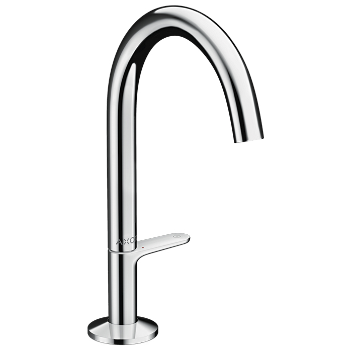 Axor One Смеситель для раковины, 1 отв., излив h170мм, Select, со сливом push-open, цвет: хром