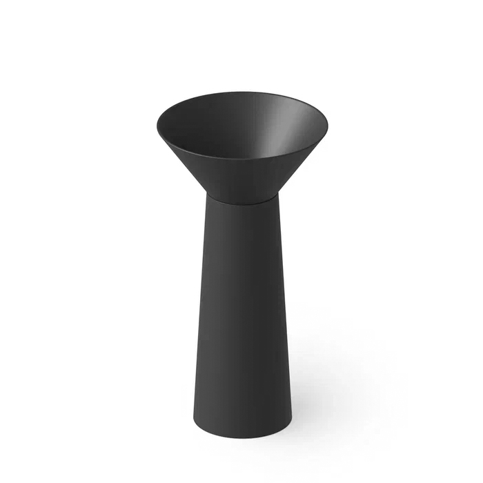Раковина Dea Design Pedestal Basin 48х48х90см, напольная, без отв., Solid Surface, цвет: Black №16