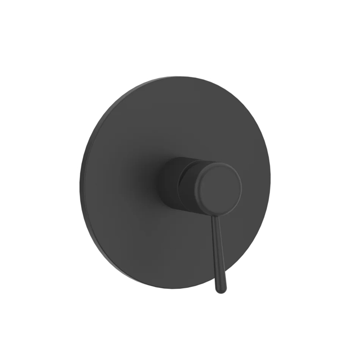Встраиваемый однорычажный смеситель Gessi Goccia, внешняя часть, цвет: black XL