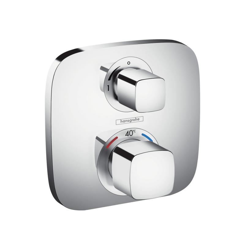 Термостат или вентиль Hansgrohe Ecostat E для 1 потребителя (внешняя монтажная часть) — 15707000