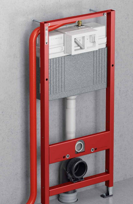 TECE 9400405 TECEbase 2.0 Комплект инсталляции 4 в 1 с панелью смыва ТЕСЕambia, цвет хром глянцевый, для установки подвесного унитаза