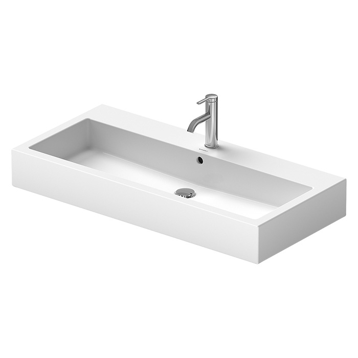 Duravit Vero Раковина подвесная 100x47см, с 1 отв., с переливом, цвет: белый