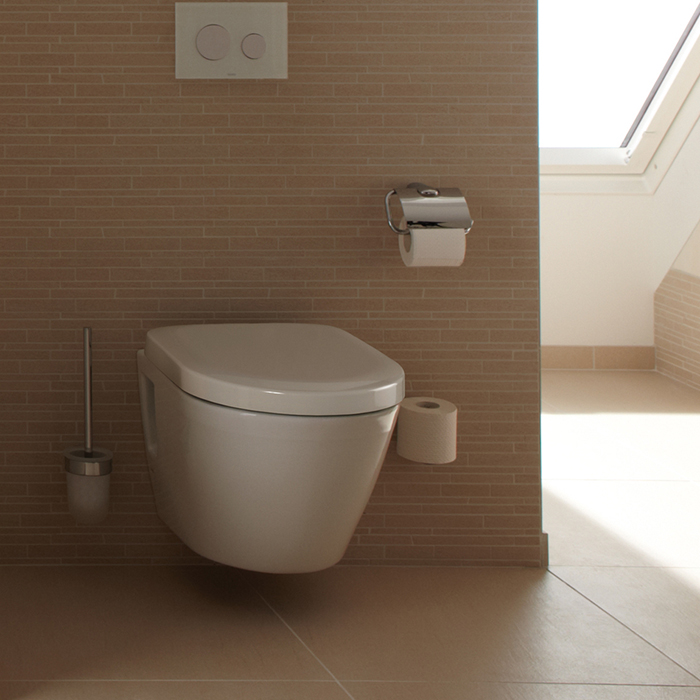 Унитаз подвесной TOTO NC 38x53x34см, безободковый, Tornado Flush, CeFiONtect, цвет: белый