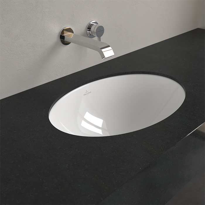 Villeroy&Boch Loop&Friends Раковина 48.5х32.5х21.5см, встраиваемая снизу, без отв., с переливом, цвет: альпийский белый