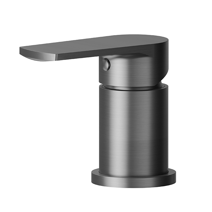 Переключатель Newform Haka потоков на борт ванны, на 1 источник, цвет: PVD brushed gun metal