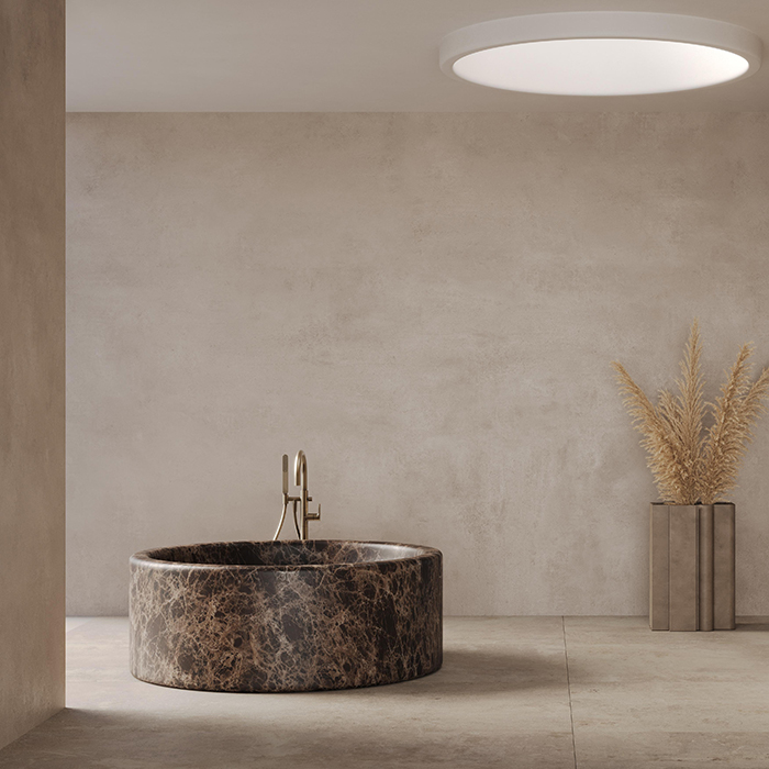 Dea Design Marble Rimini Ванна 150х50х56см, отдельностоящая, мрамор, цвет: Dark Emperador