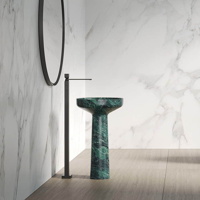 Dea Design Marble Venezia Раковина 50х50х85см, напольная, без отв., мрамор, цвет: Stone Green