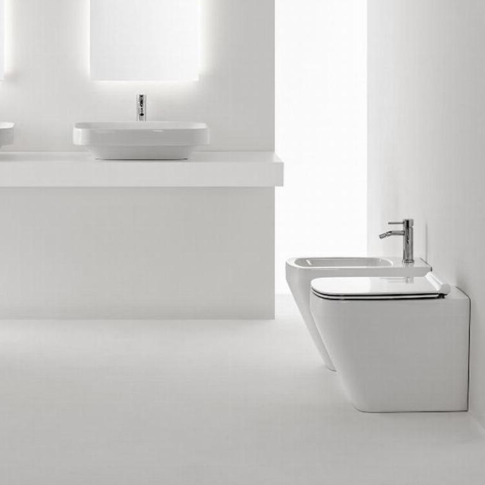 Simas Baden Baden Биде приставное 56х36 см, с 1 отв под смеситель, цвет: белый