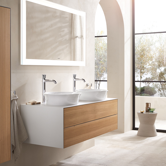 Duravit White Tulip Смеситель для раковины, 1 отв., цвет: хром