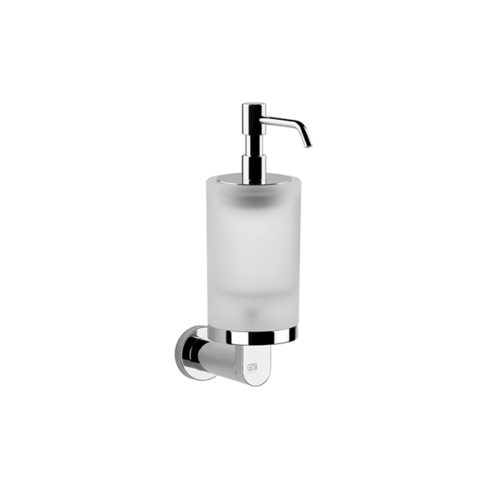 Дозатор для жидкого мыла Gessi Emporio accessories, подвесной, сатинированное стекло, цвет: хром